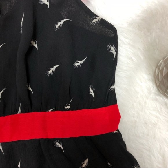 🖤Urban Outfitters Printed Chiffon Zip Top, XS - Picture 11 of 11